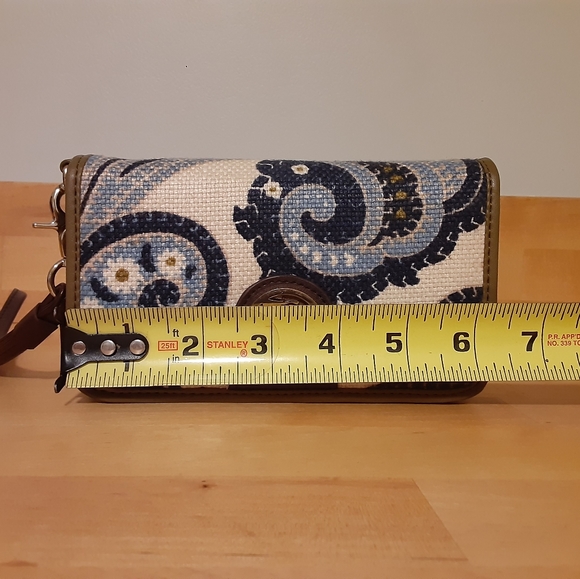 Spartina Leather/Linen Pocketbook - Picture 10 of 11